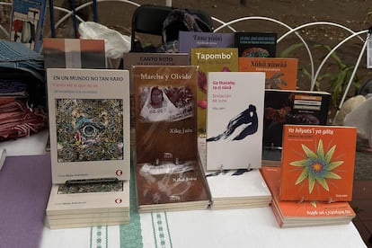 Libros de la editorial Oralibrura, en febrero de 2025.