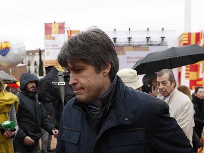 José Rosiñol presidente de SCC, tras suspender el acto en Madrid.