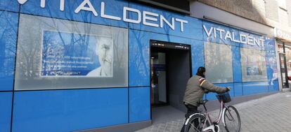 Una clínica madrileña de la franquicia Vitaldent en el barrio de Arganzuela.