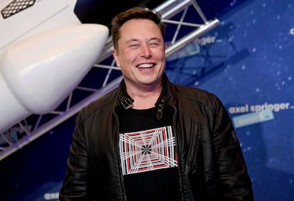 Elon Musk, consejero delegado de Tesla, este martes en Berlín.