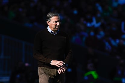 Javi Pereira durante el partido del Betis contra el Levante.