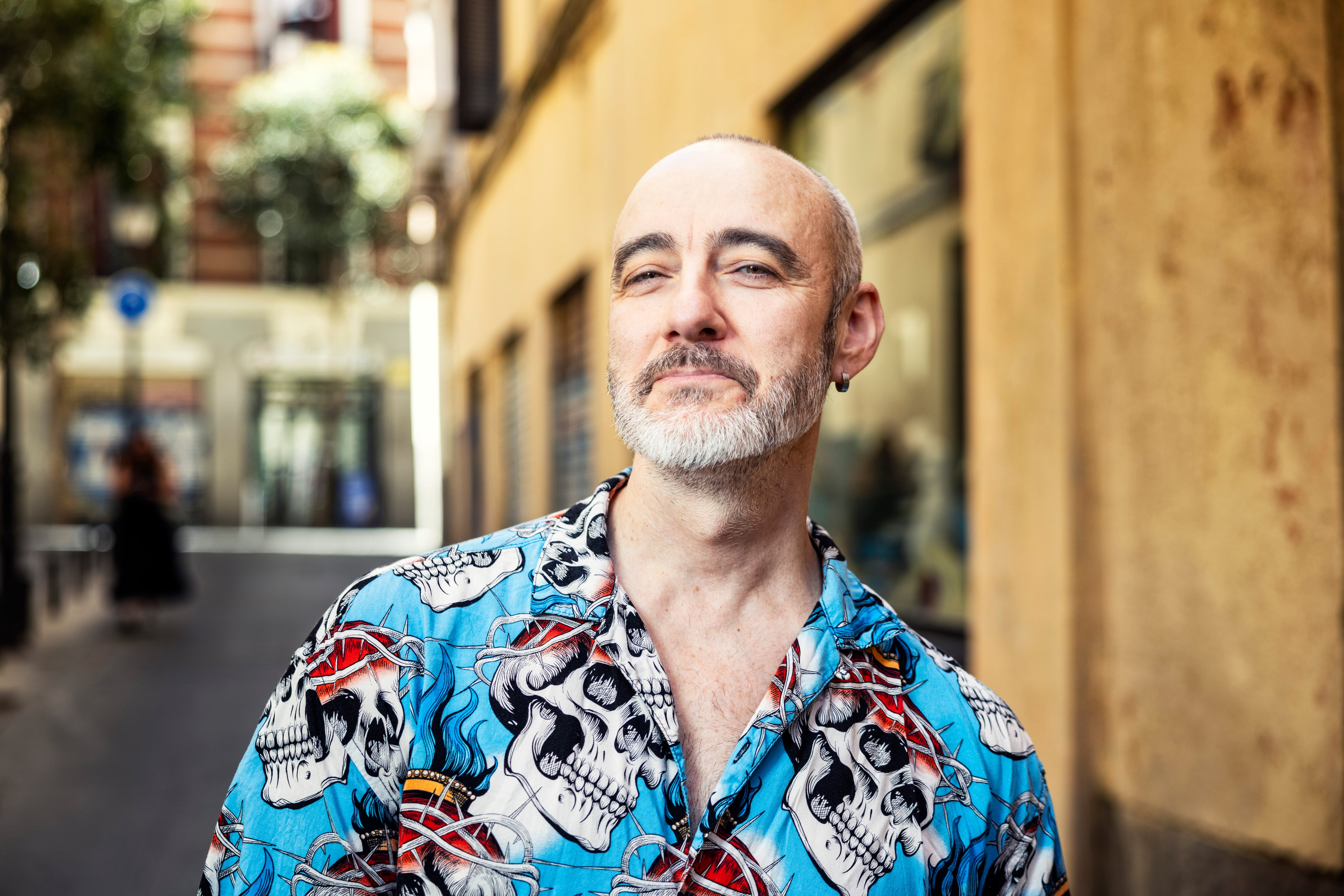 Javier Corral, fotografiado en el centro de Madrid.