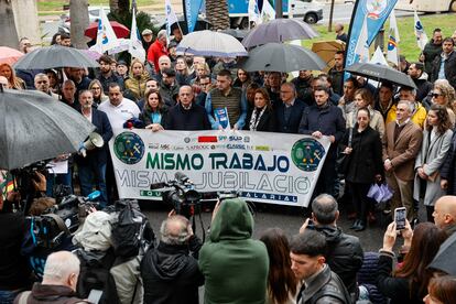 Concentración este viernes ante la delegación del Gobierno en Valencia de la Plataforma por una Jubilación Digna y la Plena Equiparación Salarial.