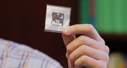El sensor creado por los investigadores del MIT. 