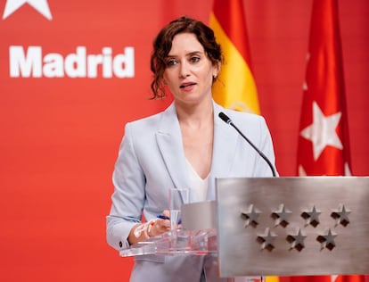Isabel Díaz Ayuso, presidenta de la Comunidad de Madrid
