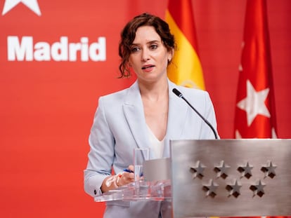 Isabel Díaz Ayuso, presidenta de la Comunidad de Madrid
 
 