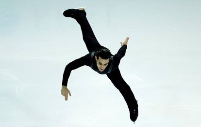 Javier Fern&aacute;ndez, durante una competici&oacute;n en diciembre.