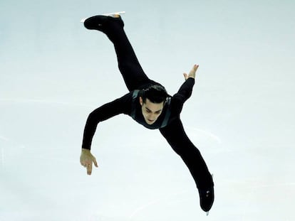 Javier Fern&aacute;ndez, durante una competici&oacute;n en diciembre.