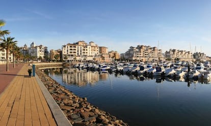 Marina Isla Canela, puerto deportivo en Ayamonte, Huelva.