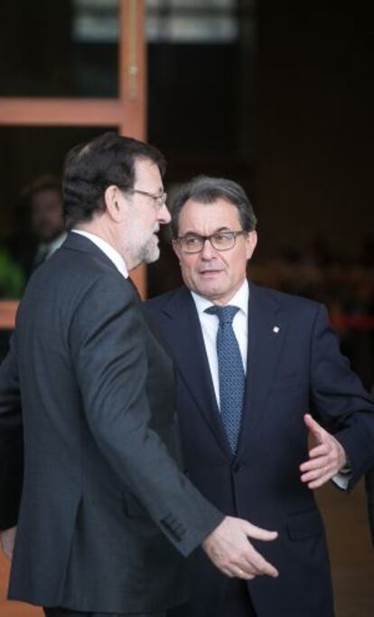 Mariano Rajoy i Artur Mas en una imatge d'arxiu.