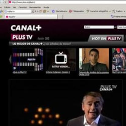 Plus TV, la televisión de Canal+ en Internet
