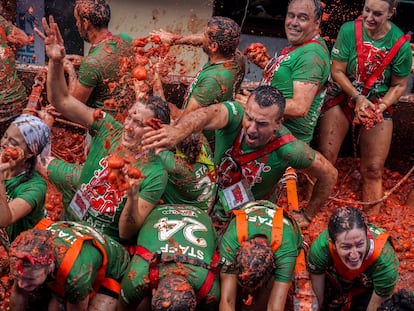 La fiesta de la Tomatina de Buñol 2024, en imágenes