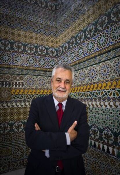 José Antonio Griñán, el viernes.