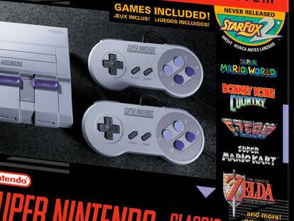 La nueva Super Nintendo sale a la venta el 29 de septiembre por 79,99 dólares y dos mandos.