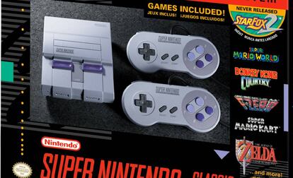 La nueva Super Nintendo sale a la venta el 29 de septiembre por 79,99 dólares y dos mandos.