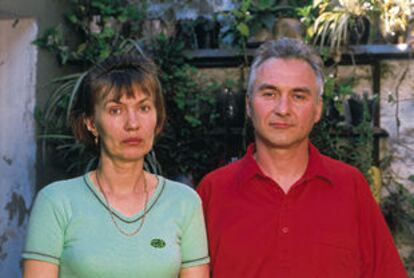 Nataliya Podkoritova y Oleksandr Furman, empleados domésticos de Carlos Menem.