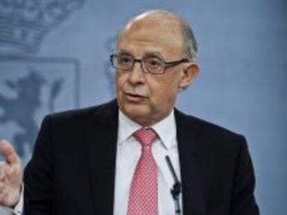 El ministro de Hacienda y Administraciones Públicas, Cristóbal Montoro.