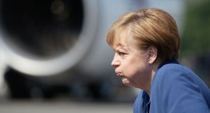 Angela Merkel, este martes. 