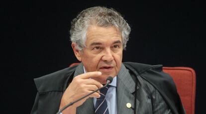 O ministro Marco Aur&eacute;lio Mello.