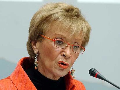 La vicepresidenta primera del Gobierno, María Teresa Fernández de la Vega.