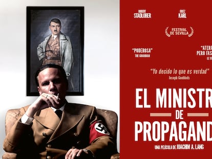 Cartel promocional de la película 'El ministro de propaganda', en cines el 29 de noviembre.