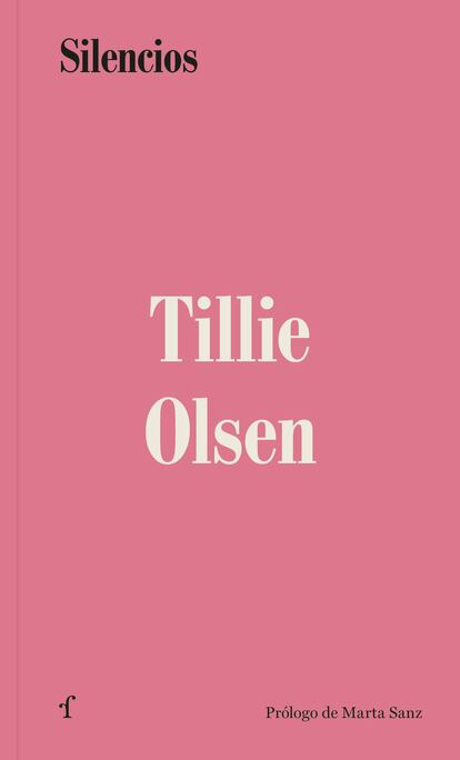 Cubierta del ensayo 'Silencios', de Tillie Olsen.