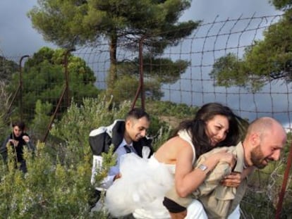 Imagen de la grabación del documental 'Yo estoy del lado de la novia'.