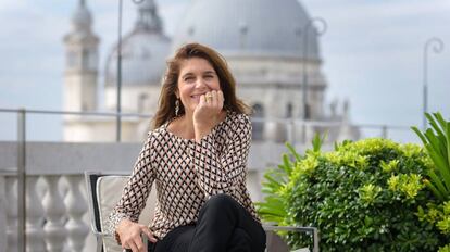 Catherine Marcel, conservadora jefa del Centro Pompidou y comisaria de la 57&ordf; Bienal de Venecia.