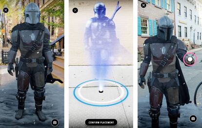El Mandaloriano llega en AR a los móviles Android.