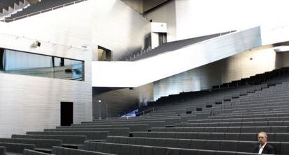 Vázquez Consuegra, en el auditorio del Palacio de Congresos.