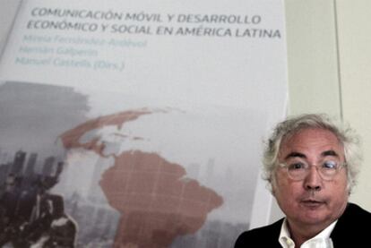 Manuel Castells, en el acto de presentación.