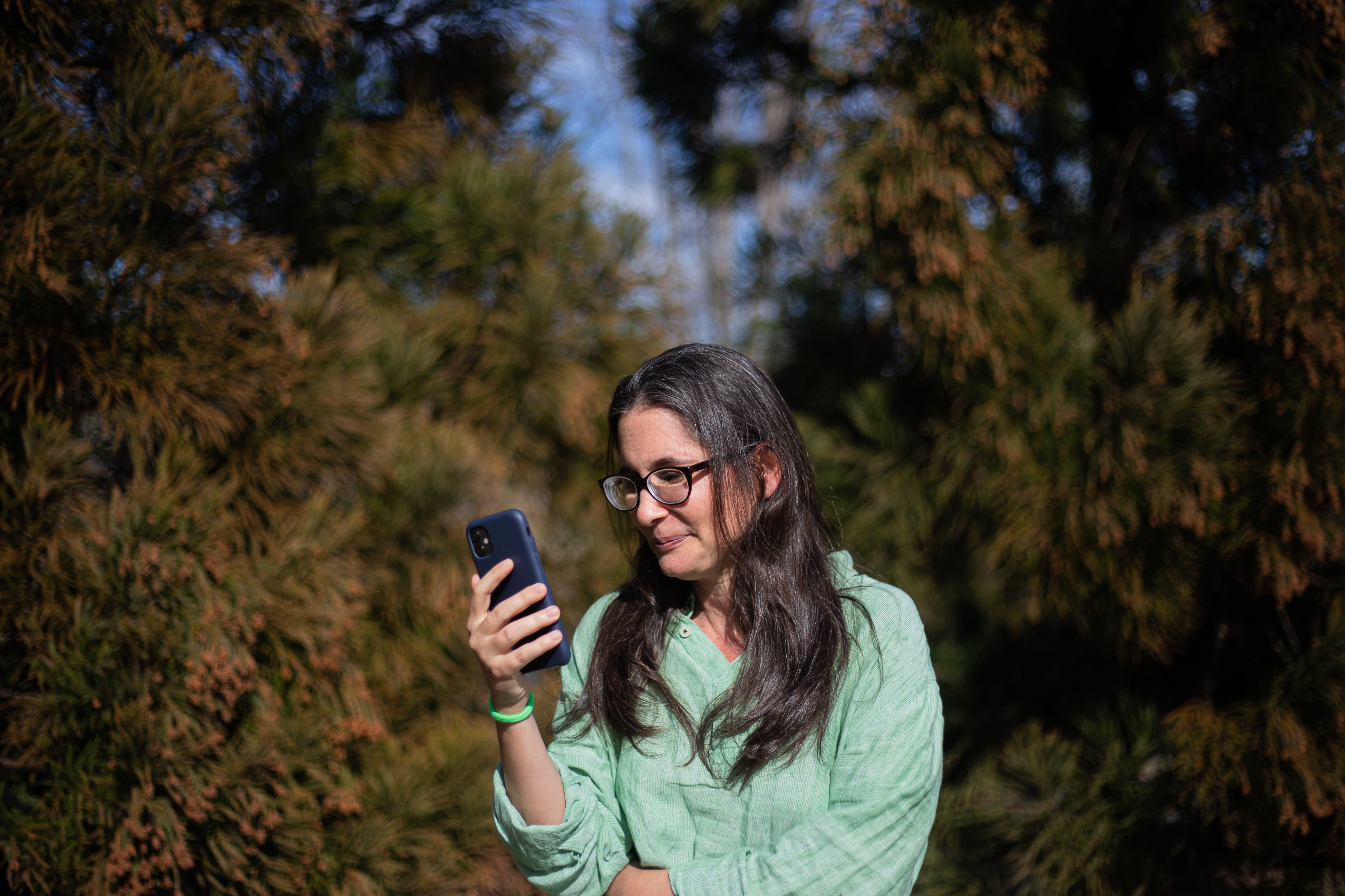 Ana Margarita Vijil en Virginia, Estados Unidos, tras ser liberada.