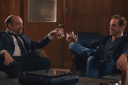 Paul Giammati y Damian Lewis, protagonistas de 'Billions'.