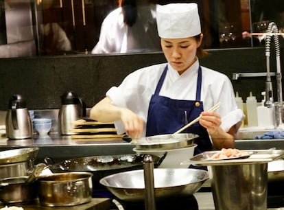 Atsuko Uchida, 'sushiwoman' en Koy Shunka, en Barcelona.