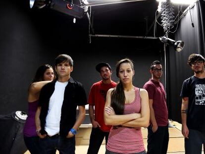 Beatriz Cristóbal, Sergio Hernández, Guillem Mota, Saray García, Iván Orea y Aarón Úbeda.