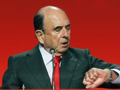 El presidente del de Santander, Emilio Botín, en una imagen de archivo. 