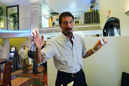 John McAfee, en una fotografía de 2013.