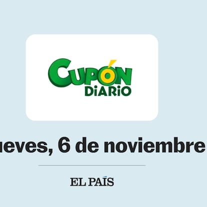 Cupón diario de la ONCE comprobar sorteo del jueves 6 de noviembre de 2025