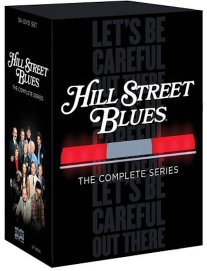 La serie de 'Canción triste de Hill Street' en inglés en 34 DVDs.