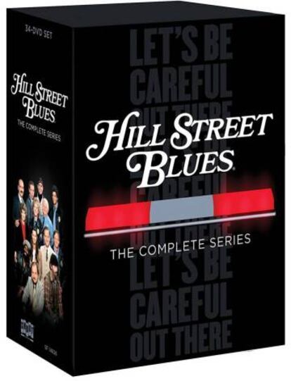 La serie de 'Canción triste de Hill Street' en inglés en 34 DVDs.