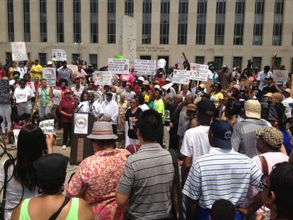 Justicia para Trayvon Martin en Washington. 