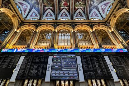 Interior del palacio de la Bolsa