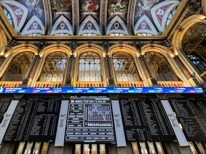 Interior del palacio de la Bolsa