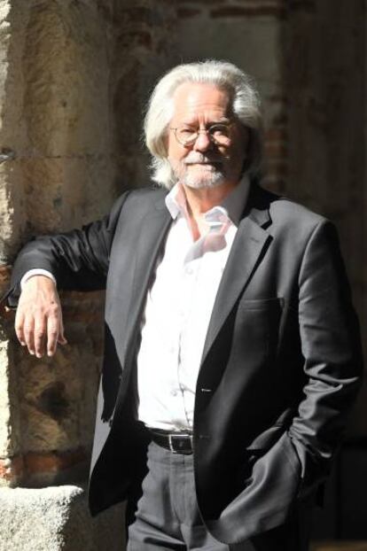 El filósofo británico A.C. Grayling este viernes en Segovia.