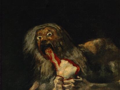 El cuadro 'Saturno devorando a su hijo', de Goya.