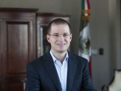 Ricardo Anaya, en la Ciudad de México.