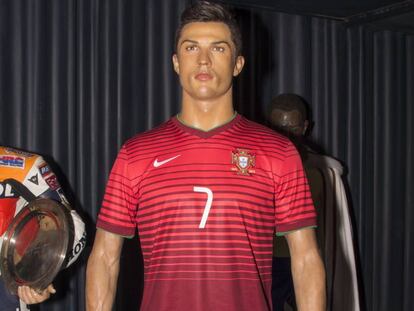 Figura de cera de Cristiano Ronaldo, en el Museo de cera de Madrid.