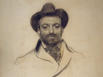 Josep Maria Sert retratado por Ramon Casas.
