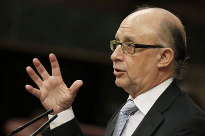 El ministro de Hacienda, Cristóbal Montoro.