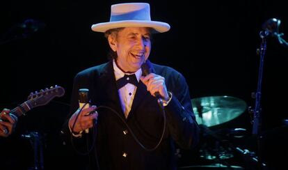 Actuación de Bob Dylan en el escenario Maravillas del Festival de Benicàssim.